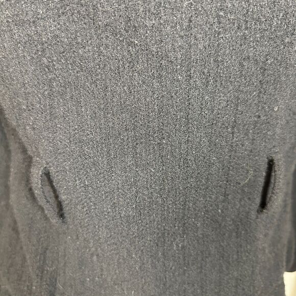Burberry London Black Cashmere Wool Open Blazer Style Jacket Size 8 - Picture 8 of 8